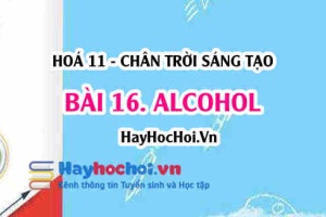 Alcohol là gì, tính chất hoá học, tính chất vật lí của Alcohol, điều chế và ứng dụng? Hoá 11 chân trời bài 16